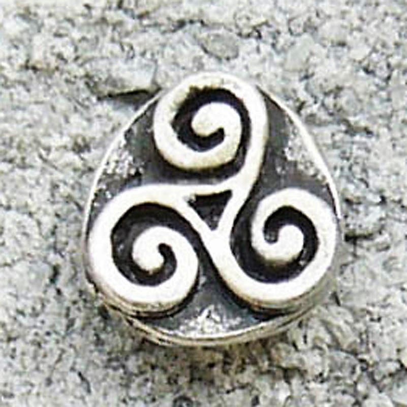 Mini-Triskel, Beschlag silberfarben