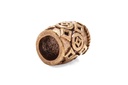 Mini Wikinger Haar- & Bartperle MARIT aus Bronze – 6 mm Zopfperle mit Ornamenten für feine Strähnen