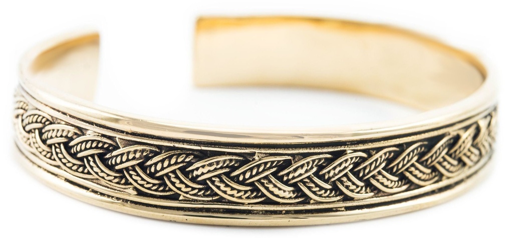 Wikinger Armreif SETAN aus Bronze – Nordisches Männer Schmuckstück Ø 7,3 cm