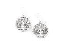 Ohrhänger MAJA aus 925er Silber Ø 2 cm – Baum des Lebens Ohrringe keltischer Symbolschmuck