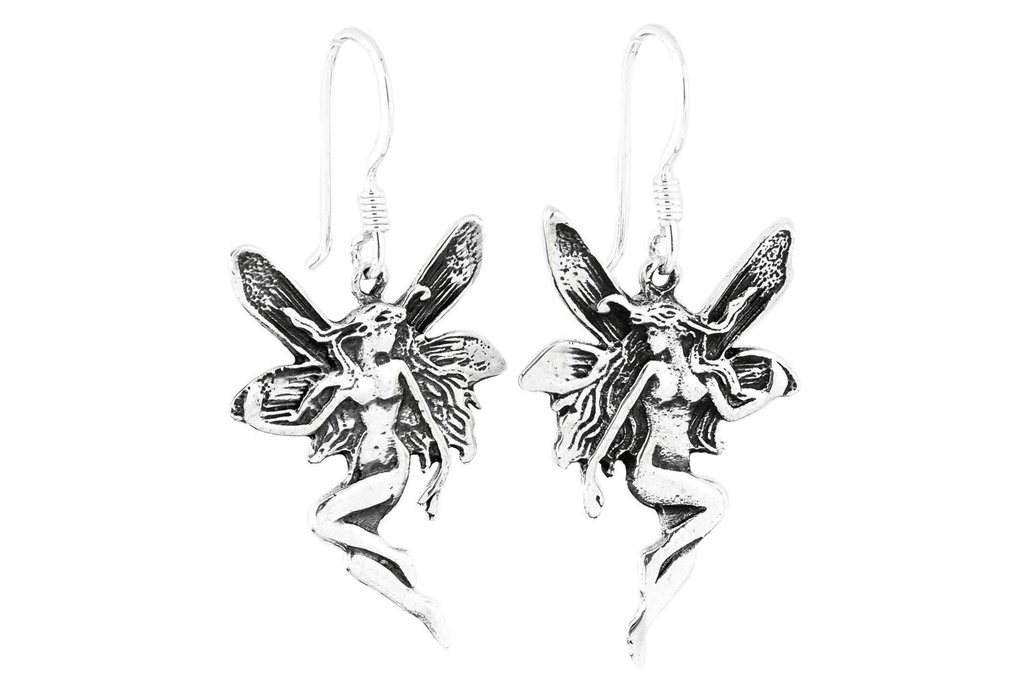 Ohrhänger Rhiana Elfe aus Silber 925 – Boho Elfenohrringe 3,8 cm