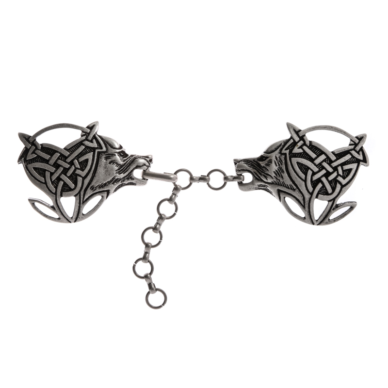 [6474] Gewandverschluss Fenris Verschluss silbernfarben