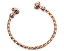 Keltischer Männer Armreif Tristan aus Bronze – Torques-Replik Ø 6,5 cm