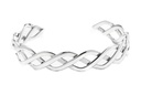 Großer Celtic Männer Armreif RODAR Ø 7,1 cm – Silber Reif mit keltischem Flechtmuster