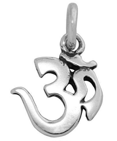 [am27] OM-Anhänger aus 925er Silber – Symbol für Spiritualität und Harmonie (2 cm)