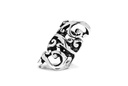 Haar- & Bartperle "Clara" aus Silber 925 – Spirale des Lebens 2 cm