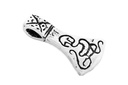 Anhänger SÓMI kleine Wikinger Axt aus Silber – Mini Axt Amulett 1,8 cm