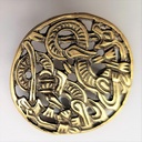 celtic dragons, Beschlag messingfarben