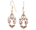 MANJA Ohrringe aus Bronze – Mittelalterlicher Ohrschmuck mit Ornamentik 4 cm