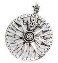 Kompass-Anhänger WINDROSE aus 925er Silber – Symbol für Orientierung und Abenteuer (4 cm)