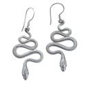 Ohrhänger Askja Zauberschlangen aus Silber 925 – Mystischer Schlangen-Schmuck 5,5 cm