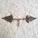 Mantel-Verschluss Avalon, messingfarben