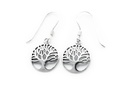 Keltische Ohrhänger Naly aus Silber – Kleiner Lebensbaum Ohrschmuck 2,8 cm