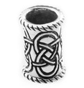 Schmuck Bartperle & Haarperle Azana 1,9 cm – Silber 925 – Keltische Perle für Bart, Haare & Dreadlocks