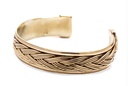 Armreif RAYA aus Bronze Ø 5,8 cm – Wikingerschmuck mit keltischem Knoten