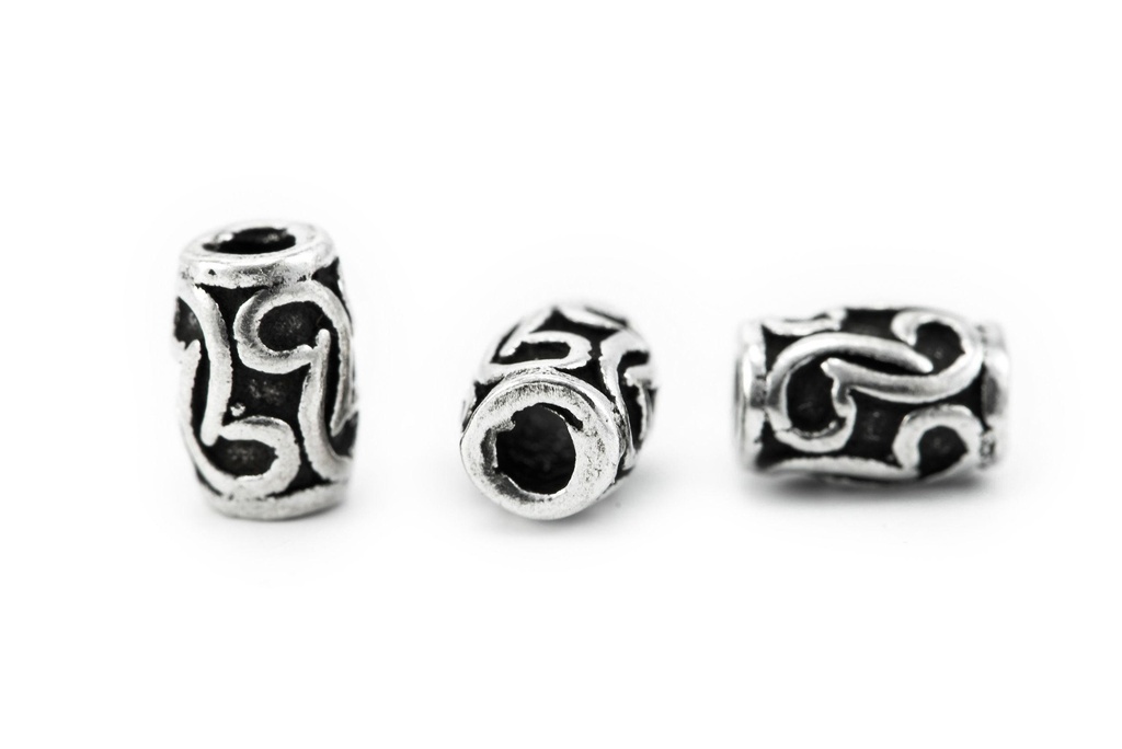 Haar- & Bartperle "Elwen" aus Silber 925 – Elfenornamente für Zöpfe & Schmuck 6 mm