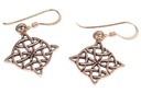 Ohrhänger DANA aus Bronze 3,5 cm – Keltischer Knoten Symbolschmuck