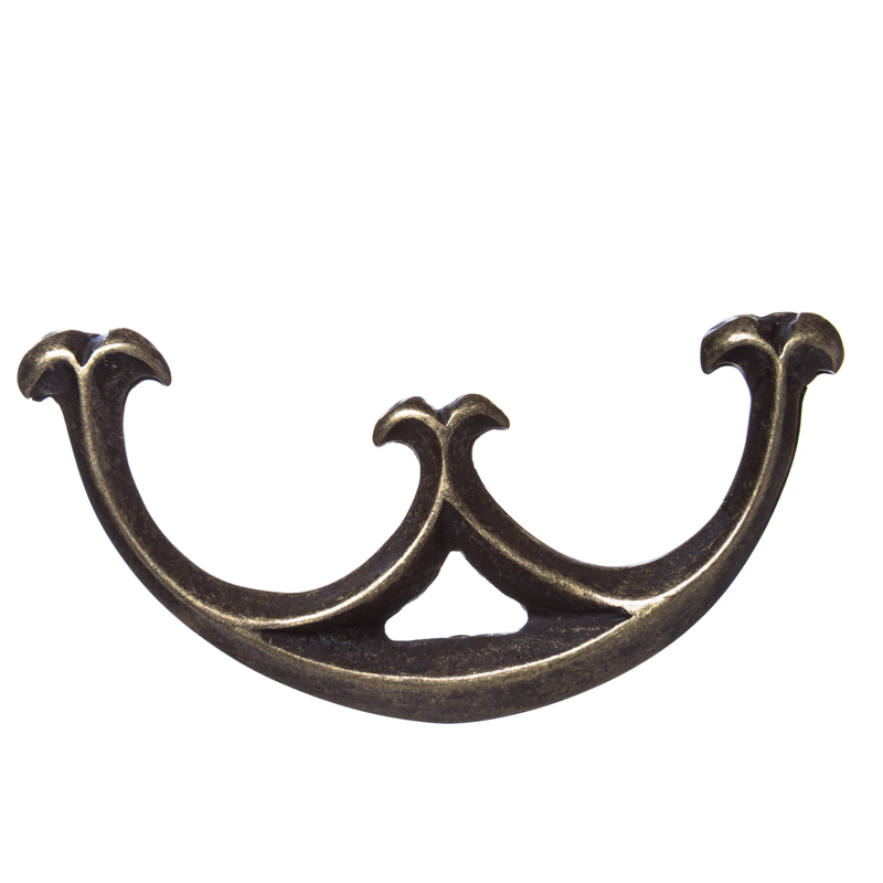 [T-628-21] altmessingfarbener Taschenbeschlag klein