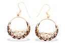 Ohrhänger NELIA aus Bronze 4,3 cm – Spiral-Motiv keltischer Ohrschmuck