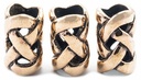 Keltische Perle "Nemetona" aus Bronze – Haar- und Bartperle mit Knotenmuster 1,5 cm