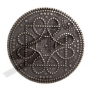 großer Beschlag 'Birka Brustplatte', messingfarben