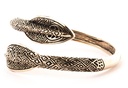 Wikinger Armreif ARAWIN aus Bronze – Speerspitzen Reif Ø 6,5 cm Ethno Stil