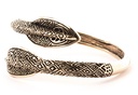 Wikinger Armreif ARAWIN aus Bronze – Speerspitzen Reif Ø 6,5 cm Ethno Stil