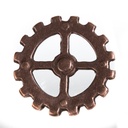 Wheel, kupferfarbener Beschlag