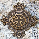 Templer Orden, altmessingfarbener Beschlag