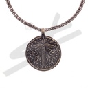 Halskette „Irminsul mit Hirschen & Adler“ – Altmessingfarbener Weltenbaum-Anhänger