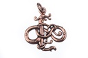 Wikinger Anhänger 'Swafnir - Drache Urnesstil' aus Bronze - Mittelalter, Larp, Reenactment Schmuck