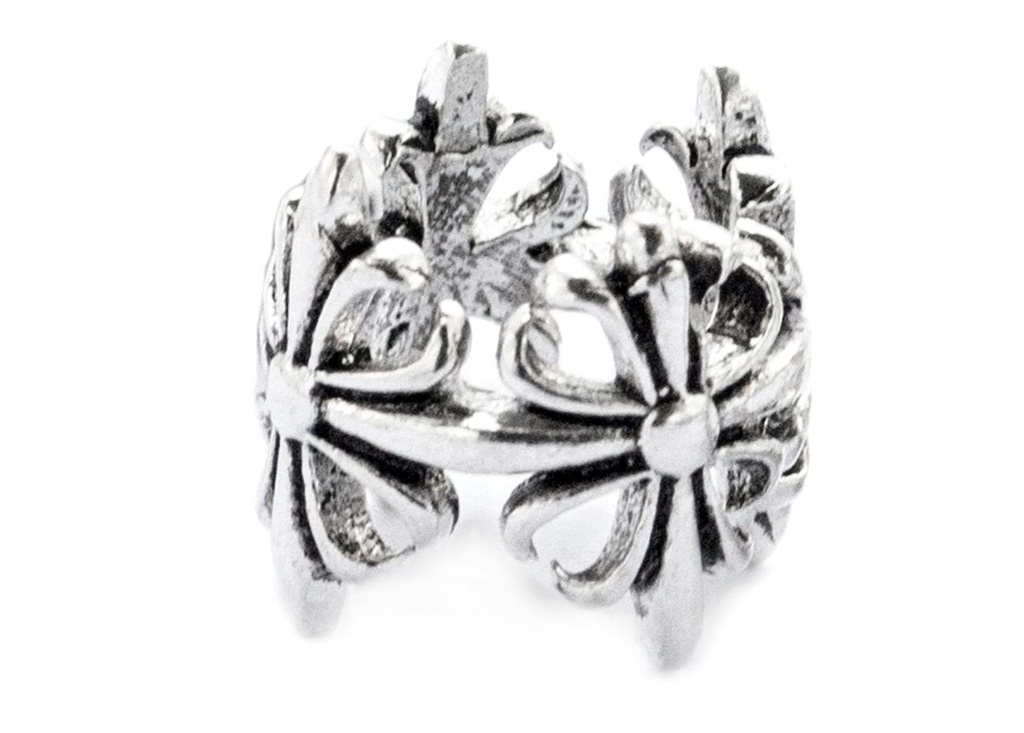 Königliche Haar- & Bartperle LILIA aus 925 Silber – 9 mm Fleur-de-Lis Perle für Dreads & Zöpfe