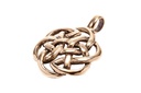 Schmuck Anhänger Devina Ø 2,2 cm – Bronze – Keltisches Knotensymbol für Freundschaft & Verbundenheit