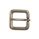 Gürtelschließe Jiline messingfarben – 2 cm rechteckige Mittelalter-Schließe für LARP & Gewandungen