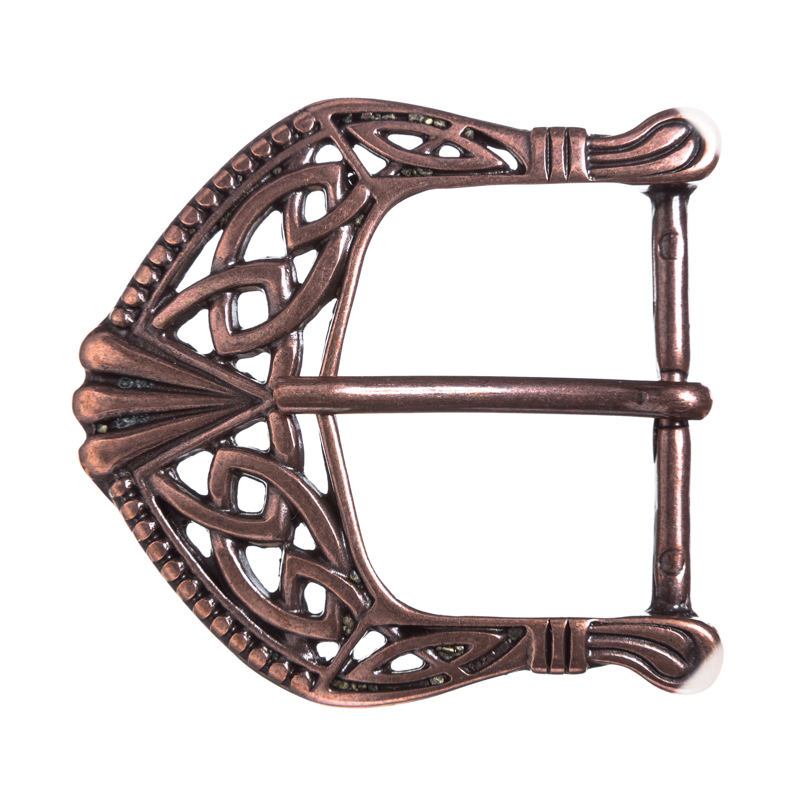 Celtic Buckle, keltische Knoten-Schließe, kupferfarben