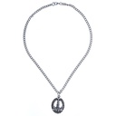 Halskette Mjölnir, silberfarben