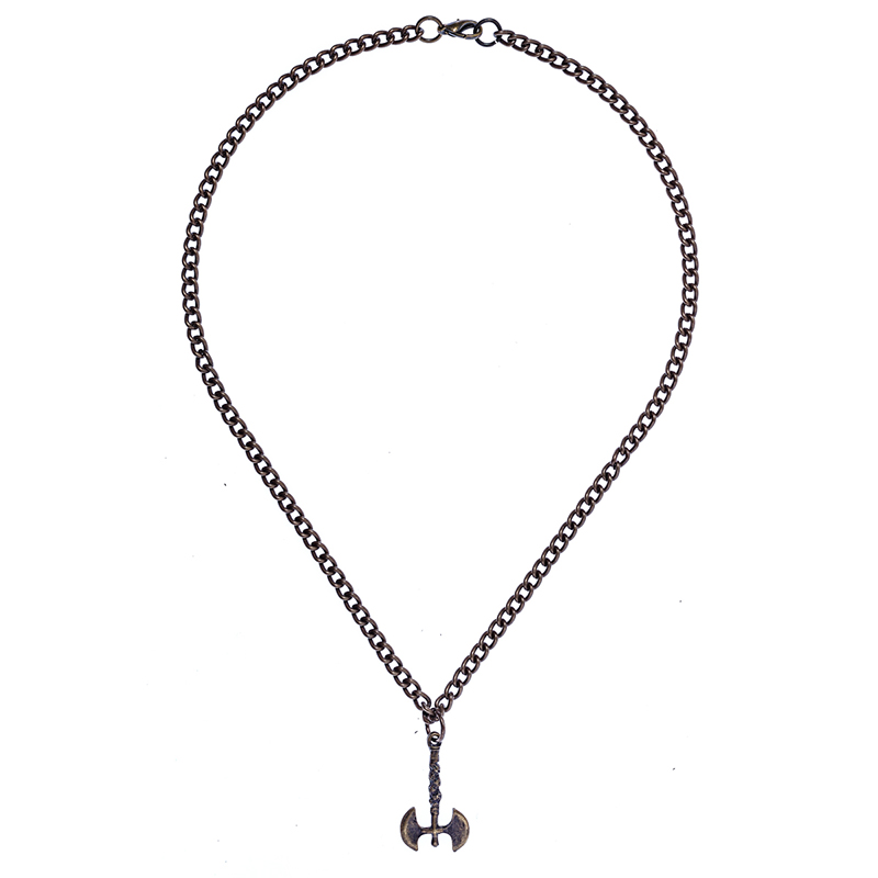 Halskette nordic axe, altmessingfarben