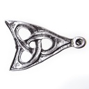 keltische Gürtelspitze 3,5cm eisenfarben