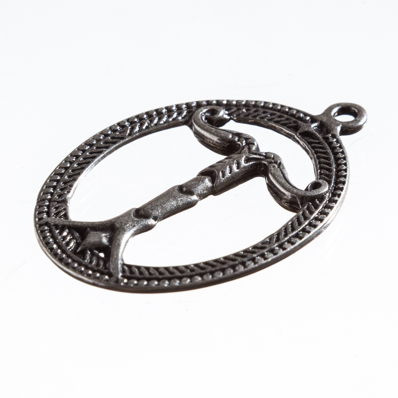 [P-5164-1] Irminsul Anhänger silberfarben – Germanisches Weltsäulen-Symbol aus Zamak