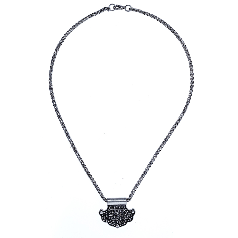 Halskette birka hammer, silberfarben