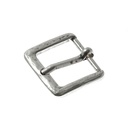 Mittelalter-Schließe Antik 3 silberfarben – Dornschließe für 3 cm Gürtelriemen aus Zamak