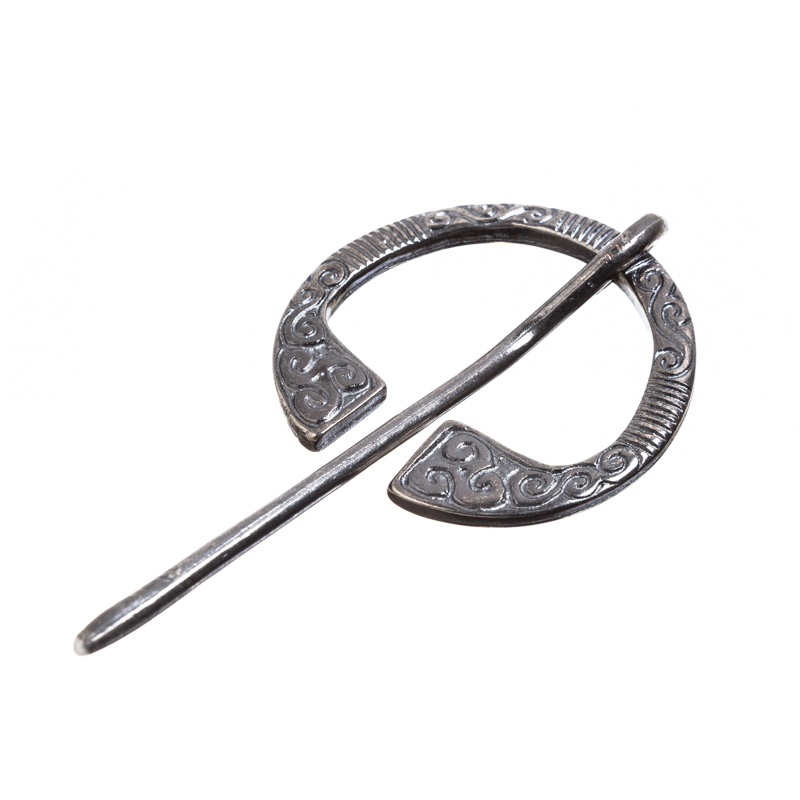 Wikinger GewandFibel ODIN, eisenfarben