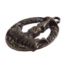 Mjölnir Anhänger altmessingfarben – Schwerer Thor-Hammer aus Zamak im Wikingerstil