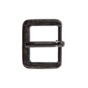 Mittelalter-Schließe Antik 3 eisenfarben – Robuste Dornschließe für 3 cm Riemen aus Zamak