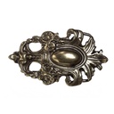 Barock-Schließe „Evangeline“ – Messingfarbene Gürtelschnalle für 4 cm breite Riemen