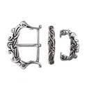 Wikinger Schließen-Set 3-tlg., silberfarben