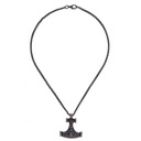 Halskette „Hiddensee-Thorhammer“ – Altmessingfarbener Mjölnir-Anhänger nach Fund von Rügen