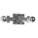 Kimbern Gürtelschließe silberfarben – Frühkeltische Replik 135 mm für 3 cm Gürtel