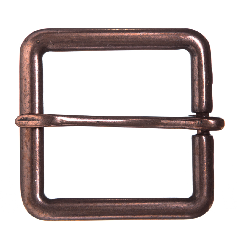 Kupferfarbene Dornschließe „Sander“ – puristische Gürtelschnalle aus Zamak für 4 cm Gürtel