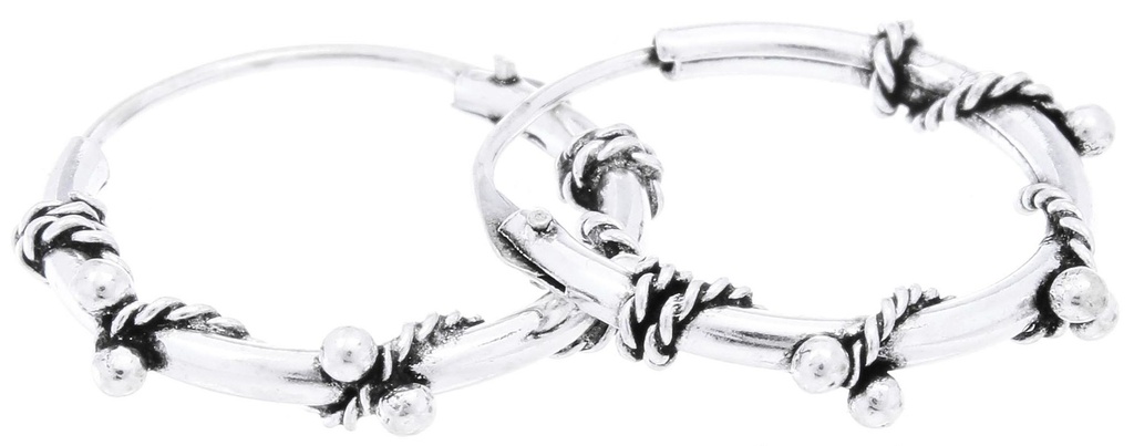 Schmuck Creolen Asea 15 mm – Silber 925 – Zeitlose Ohrringe für Damen und Herren